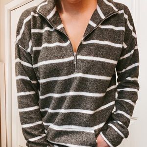 Pink Clover Cathy Zip Pullover Knit